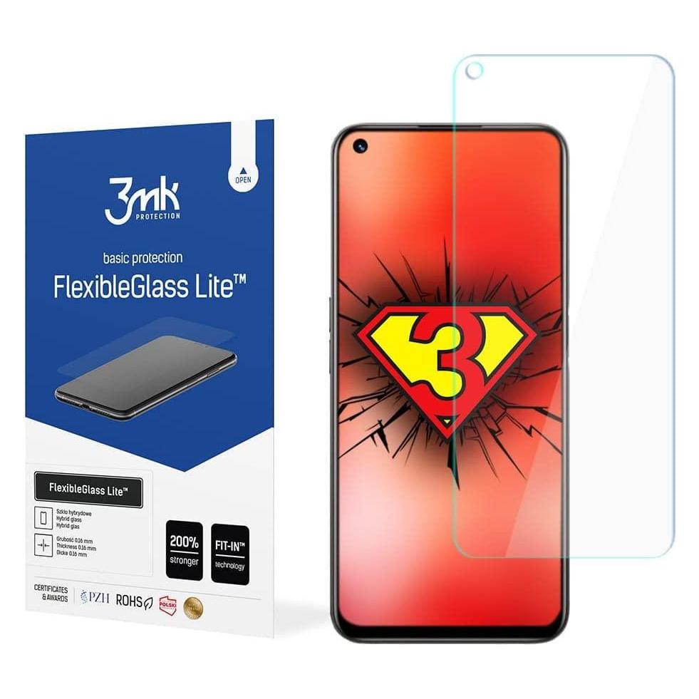 3MK hybrid glass Flexible 2.5D Lite for Realme 8i (1 Stk., Realme 8i) (GSM112466)