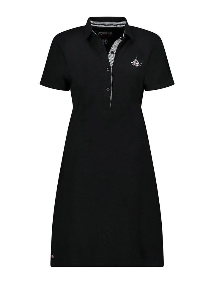 Geographical Norway Kleid in Schwarz - XL