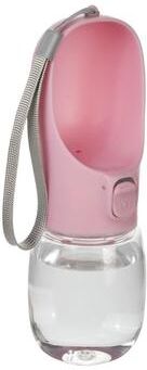 Uplifted Finds Trail Ready Leakproof Travel Water BottleNever Let Your Pet Go Thirsty During Outdoor Adventures With The Trail Ready Tr pink 550 Ml Pc
