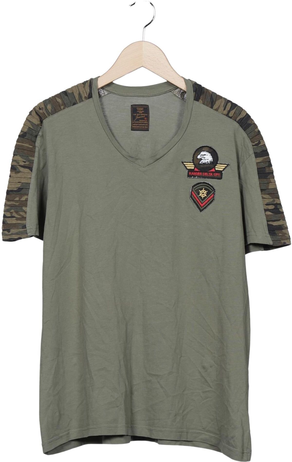 Red Bridge Herren T-Shirt, Grün, Gr. XL, Baumwolle - Second Hand