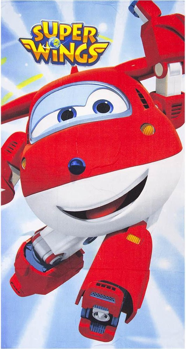 Strandlaken Super Wings voor kinderen, 70 x 140 cm