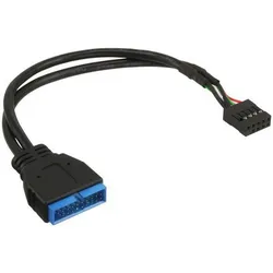 INLINE interner USB 2.0 zu USB 3.0-Anschluss-Konverter, 15cm