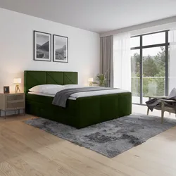 Boxspringbett Bologna ca. 180x200 cm Grün
