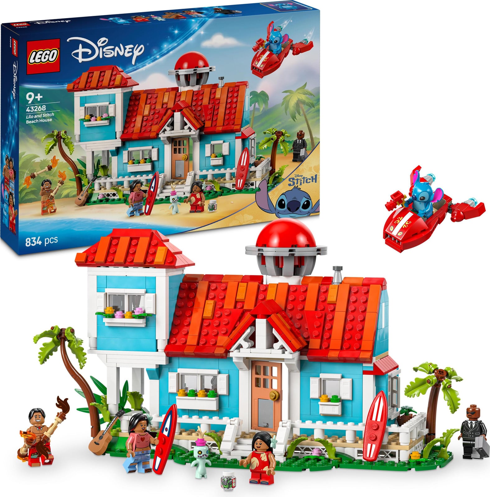 LEGO Disney Lilo en Stitch strandhuis 43268