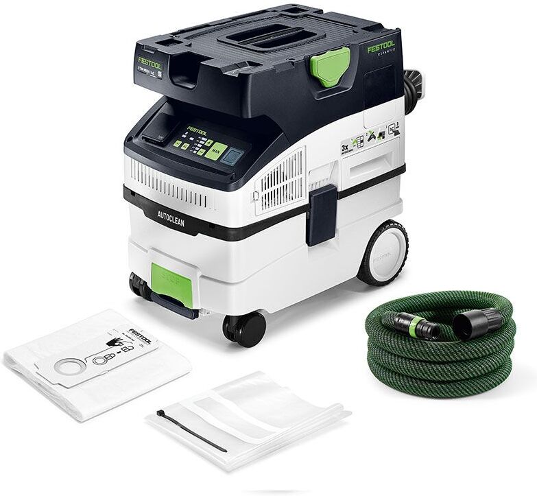 FESTOOL Aspirateur classe M avec décolmatage CTM MIDI I AC - 578552