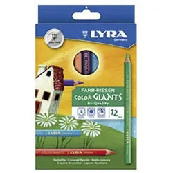 Lyra Buntstifte 12 Stück weiß