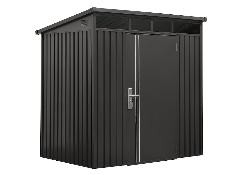 JUNGELMAR Gartengerätehaus First Line Pultdach 197x187x201cm, anthr. 16965034