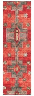 SAFAVIEH Tucson Bhagvati Transitional Machine Washable Rug