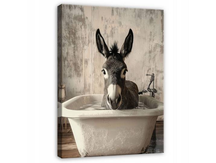 BILDER Abstrakt Esel Badewanne Modern Badezimmer 60x40