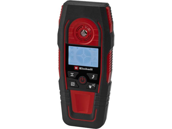 Leitungsortungsgerät EINHELL TE-MD 80, digitales Ortungsgerät , schwarz (rot, schwarz), B:8,5cm L:19,6cm T:2,9cm, Leitungssuchgeräte, Leitungsortungsgerät