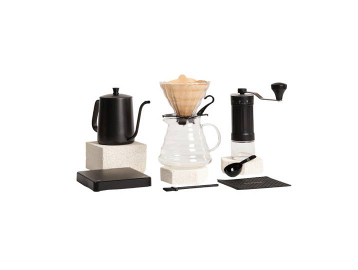 Homla KAVERA Zubehörset für Pour-Over Kaffee, 9-teilig