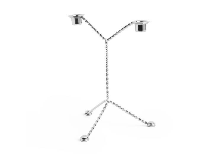 HAY - Wire Kerzenhalter Ø 19 x H 25 cm, mirror