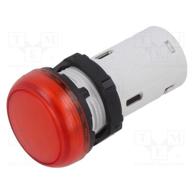 Lovato Einteilige rote LED-Anzeigelampe 24V AC (LPMLB4)