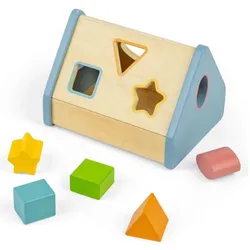 Bigjigs Formsortierhaus, 5-tlg.