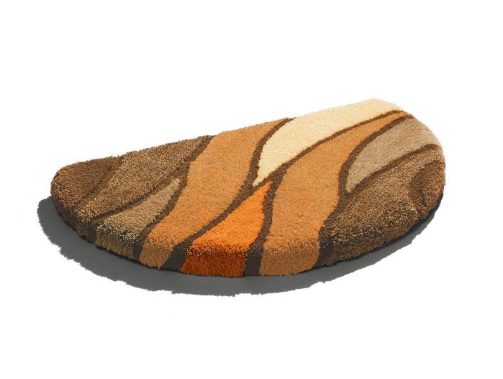 Kleine Wolke Badgarnitur in Table Tuft Qualität, Beige, Größe 100 (Duschvorleger, 50/ 80 cm)