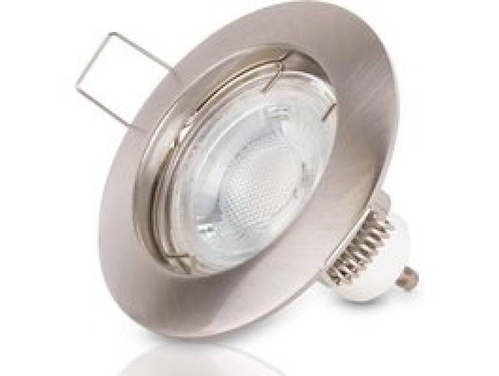 Spot encastrable au plafond Elva nickel