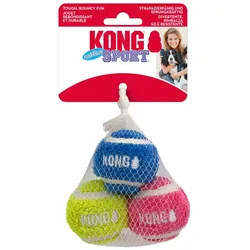 KONG Sport Softies Balls 3er Pack | Small farblich Sortiert