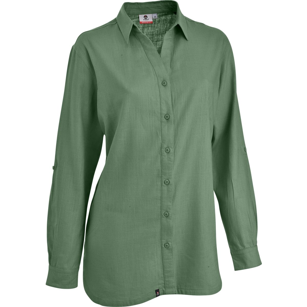 MAUL Sport Rosenberg - 1/1 Krempelbluse in Leinenoptik light green (16) 52 5330200409-16-52