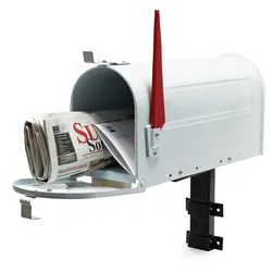 Helloshop26 - US-Briefkasten amerikanisches Design weiß Wandmontage Einheit 16_0000333