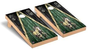 Skip's Garage Cal Poly Mustangs Triangle Cornhole Board Set