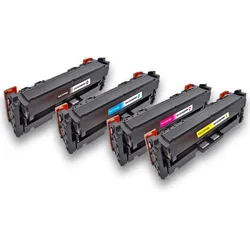 D&C Toner Set 046H für Canon i-SENSYS MF733Cdw - Schwarz 6.300 Seiten, Farben je 5.000 Seiten