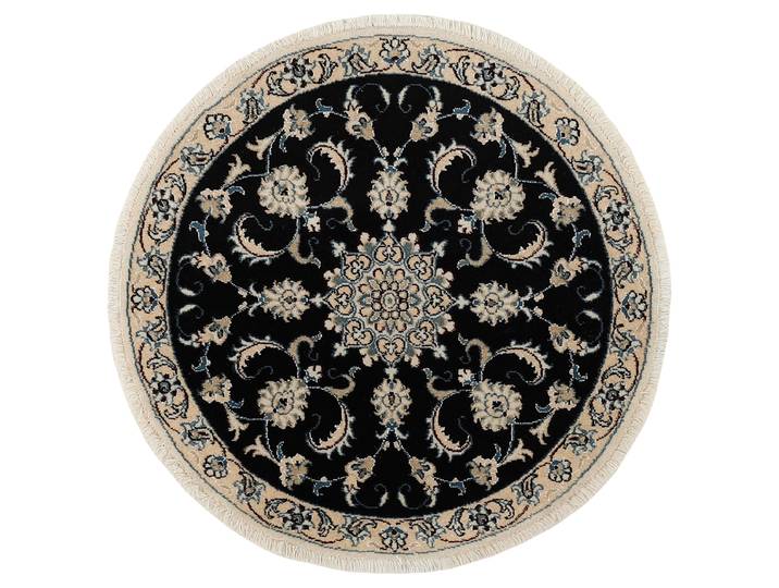 Wollteppich Nain Kashmar CA90755 Blau Ø 100cm Wolle