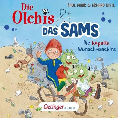 Die Olchis und das Sams 1. Die kaputte Wunschmaschine - Erhard Dietl,Paul Maar, Audio, 9783837397680