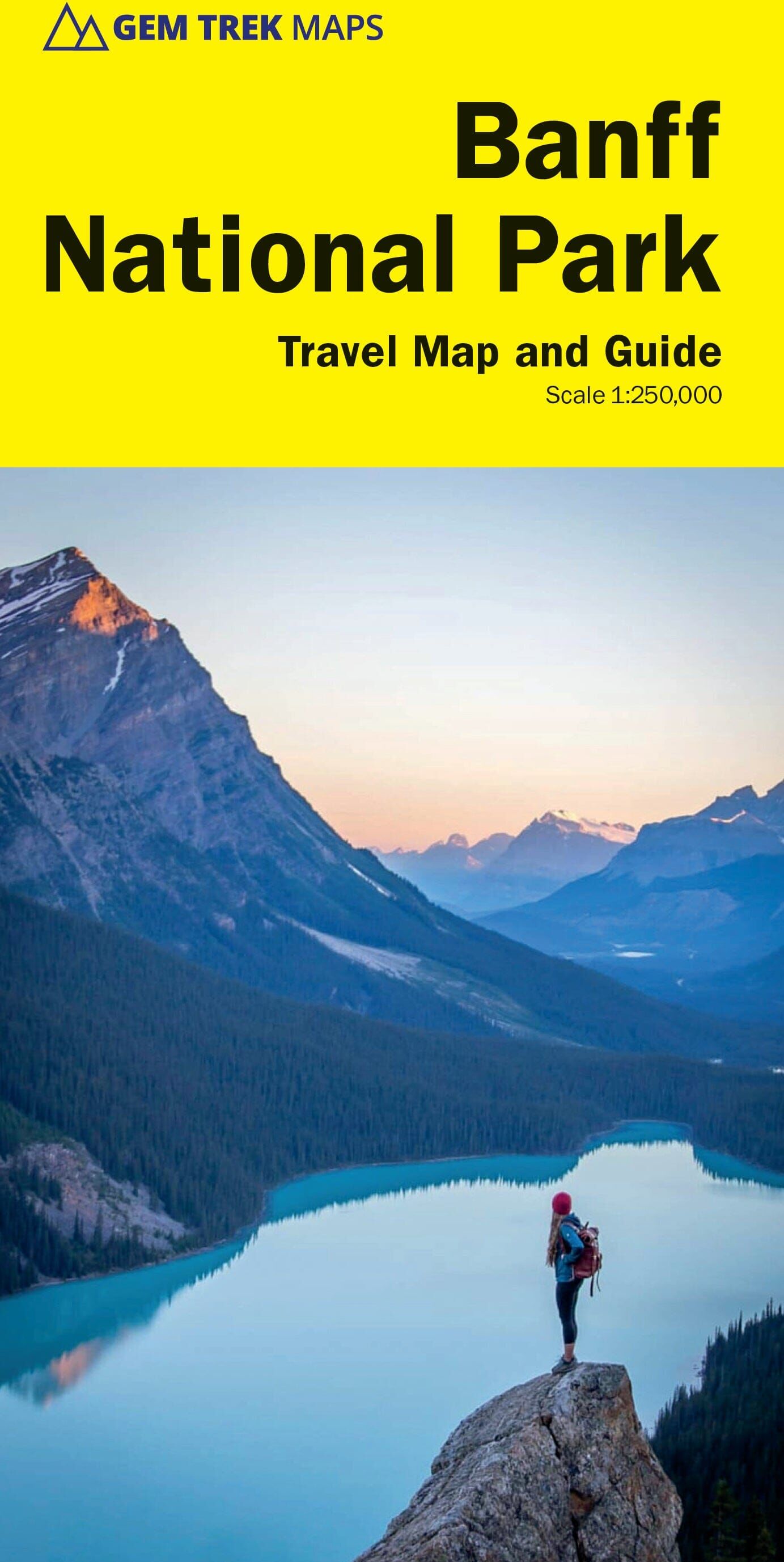 Gem Trek Publishing Carte de voyage - Parc National Banff   Gem Trek