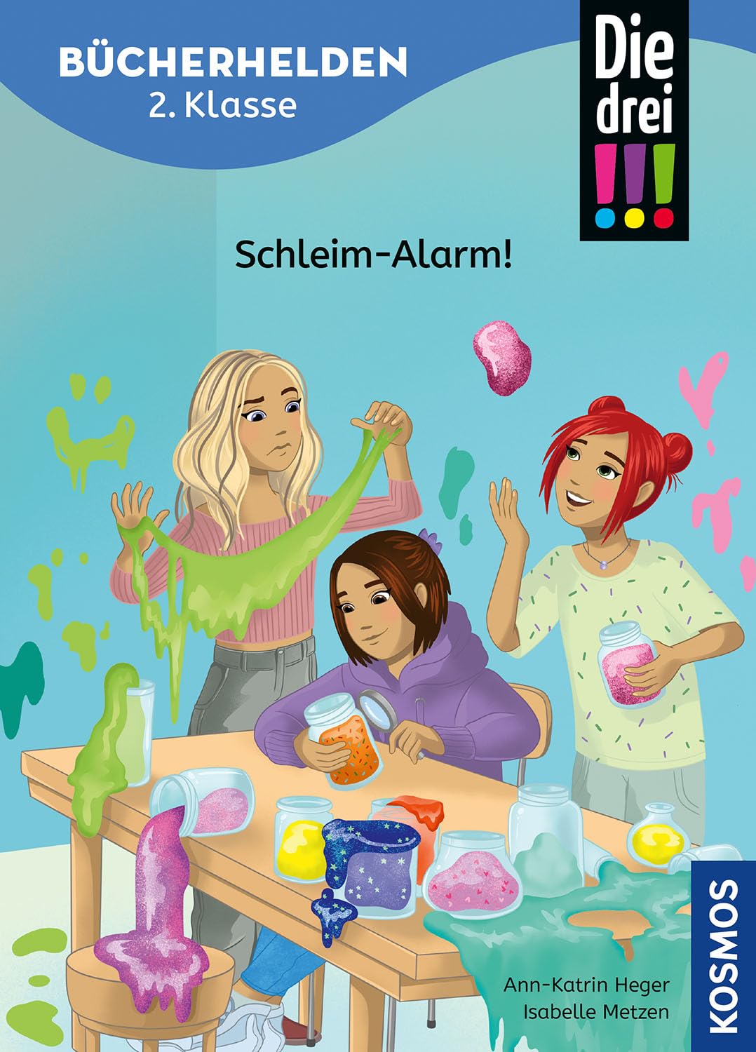 Ann-Katrin Heger - Die drei !!!, Bücherhelden 2. Klasse, Schleim-Alarm!: Gut lesen können - Kinderbuch für Erstleser ab 7 Jahren - Spannende Detektivgeschichten mit Kim, Franzi und Marie - Preis vom 19.10.2026 19:33:35 h