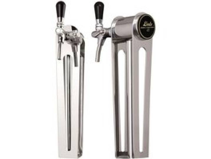 Colonne de tirage et distribution de bière Naked One mono-ligne en acier inoxydable avec entrée 8 mm et robinet de tirage
