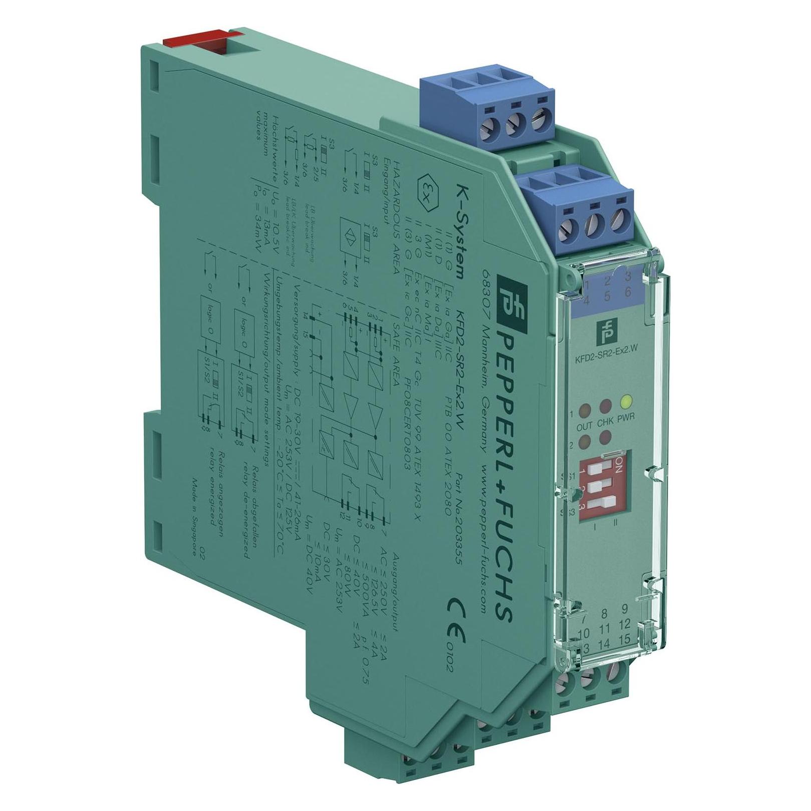 Pepperl & Fuchs Trennschaltverstärker KFD2-SR2-EX2.W KFD2-SR2-EX2.W 203355 (203355)