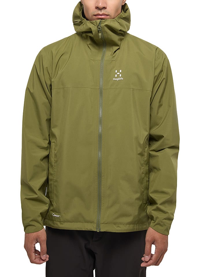 Haglöfs Funktionsjacke "Korp Proof" in Khaki - S