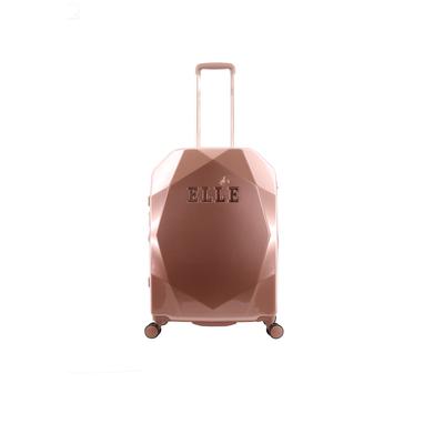 Koffer ELLE "Diamond", Gr. B/H/T: 3,5cm x 67cm x 28cm, rosa, Koffer, mit integriertem TSA-Schloss