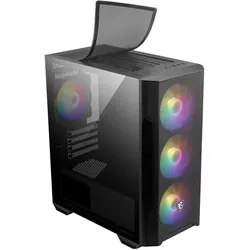 MSI MAG Forge M100R (mATX, Mini-ITX), PC Gehäuse, Schwarz