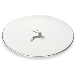Gmundner Keramik Grauer Hirsch, Platzteller Cup (Ø 32cm)