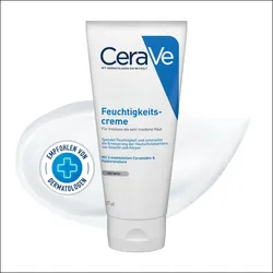 CeraVe Feuchtigkeitscreme: Für trockene bis sehr trockene Haut für Gesicht und Körper 177 ml