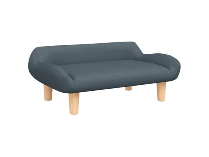 FDSAQOPT Sofa Dunkelgrau 70x40x24 cm Stoff Minisofa, Kiefernholz-Rahmen, weicher Schaumstoff, Stoffbezug, vier Beine, modernes Design