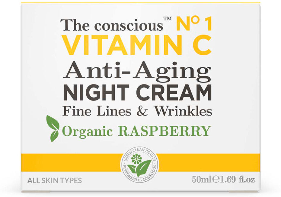 The Conscious™ Vitamin C anti-aging night cream organic raspberry 50 ml