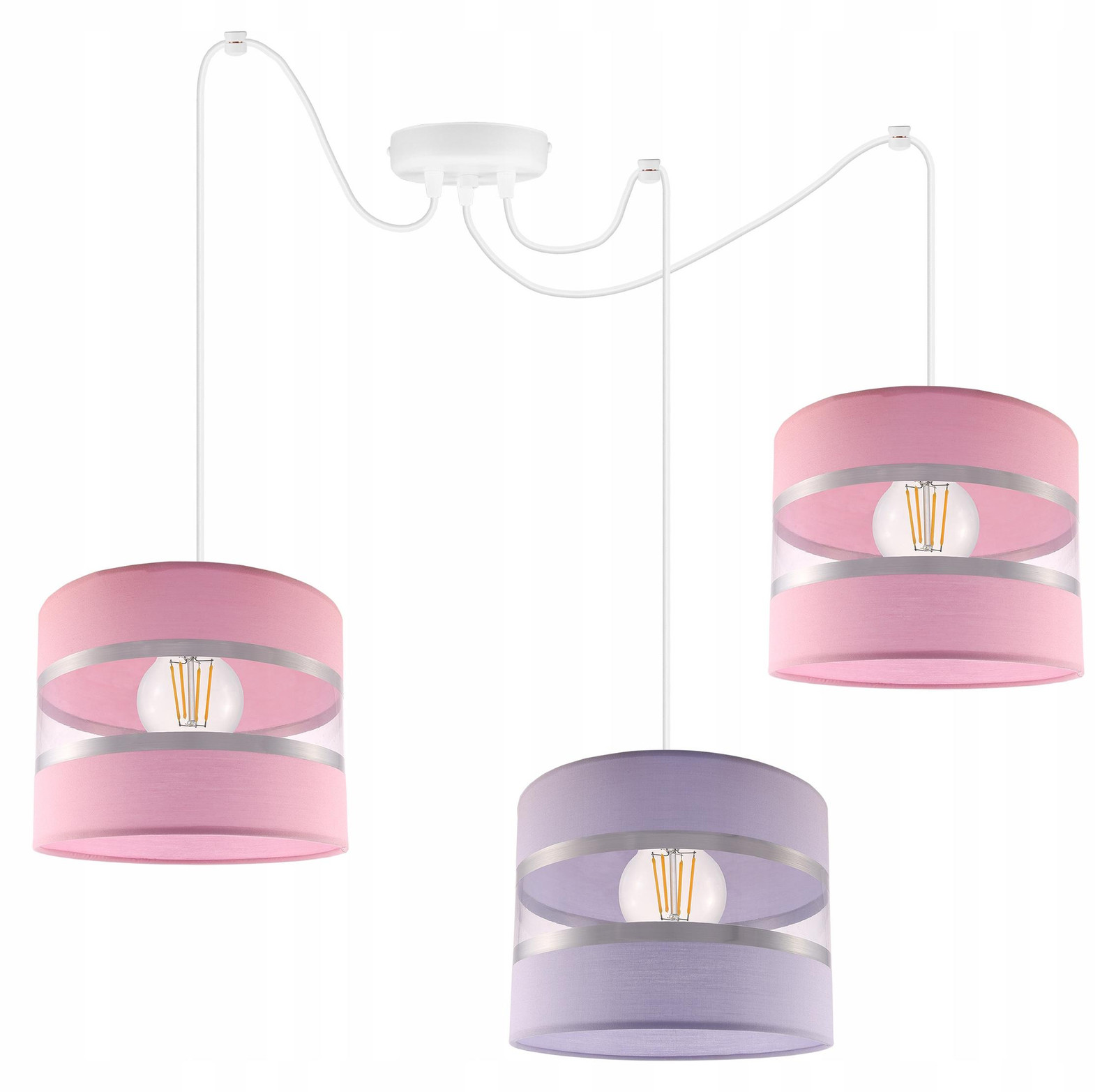 Light Hom Loft-stijl Spinnenlamp Hanglamp met Lampenkap
