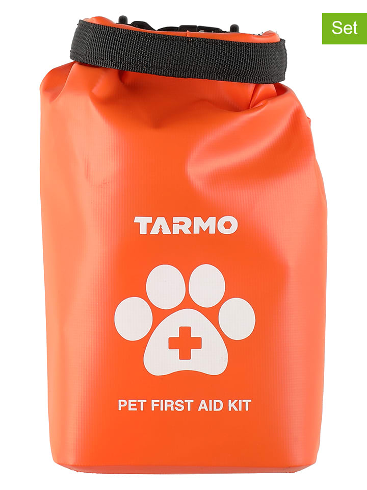 Tarmo 37tlg. Haustier-Erste-Hilfe-Set in Orange - onesize