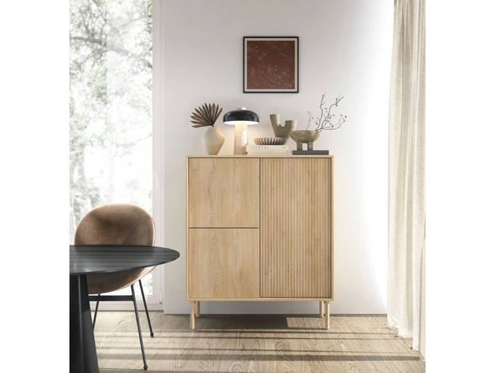 Buffet haut 3 portes – TAVO – Cremona Eiche – 103 cm