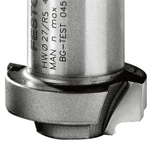 Festool Fräser Abrundfräser HW R5-OFK 500, 27mm Ø, Radius 5mm, für Holz, Kunststoff