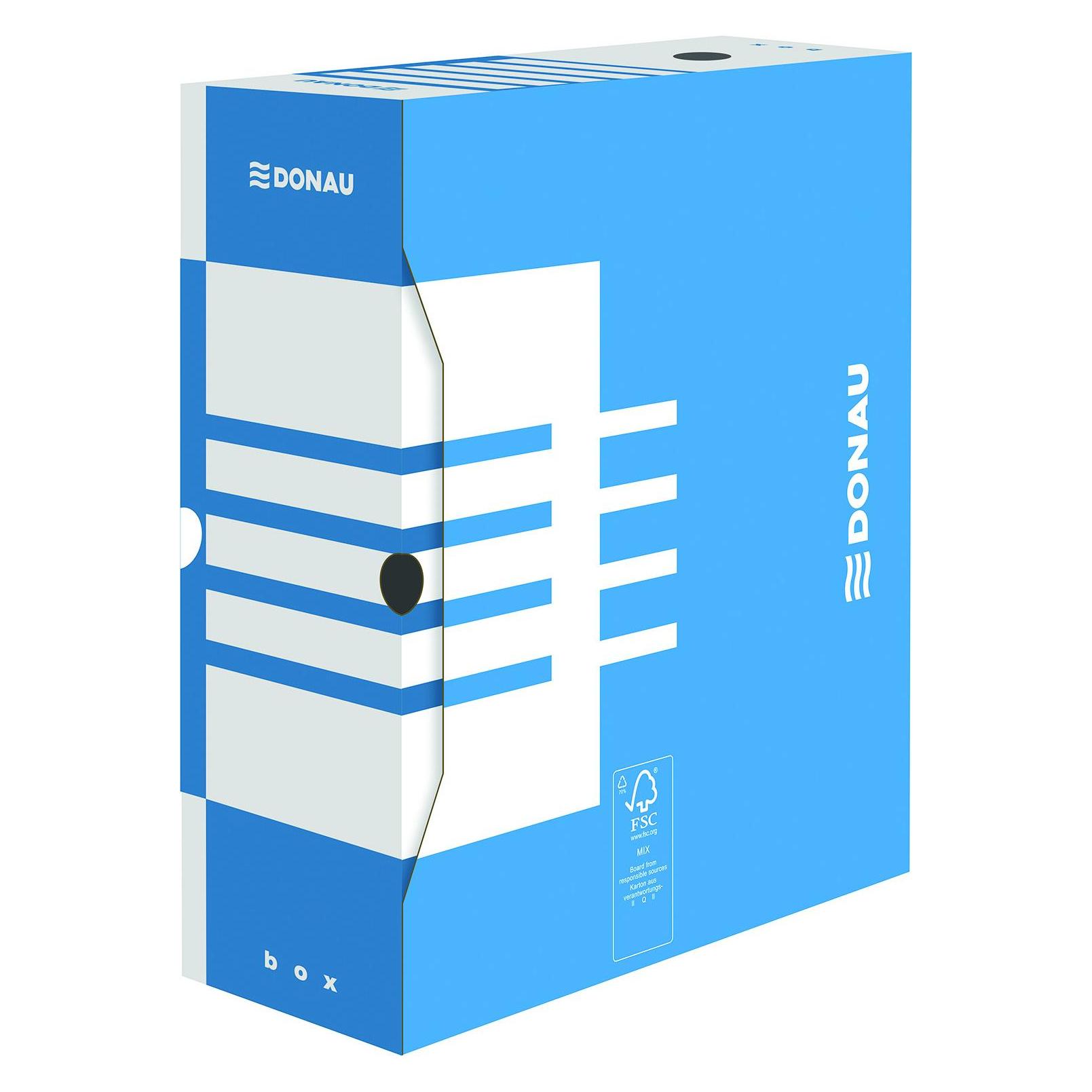 Donau Archivbox, karton, a4/120mm, blau (A4) (47273545)