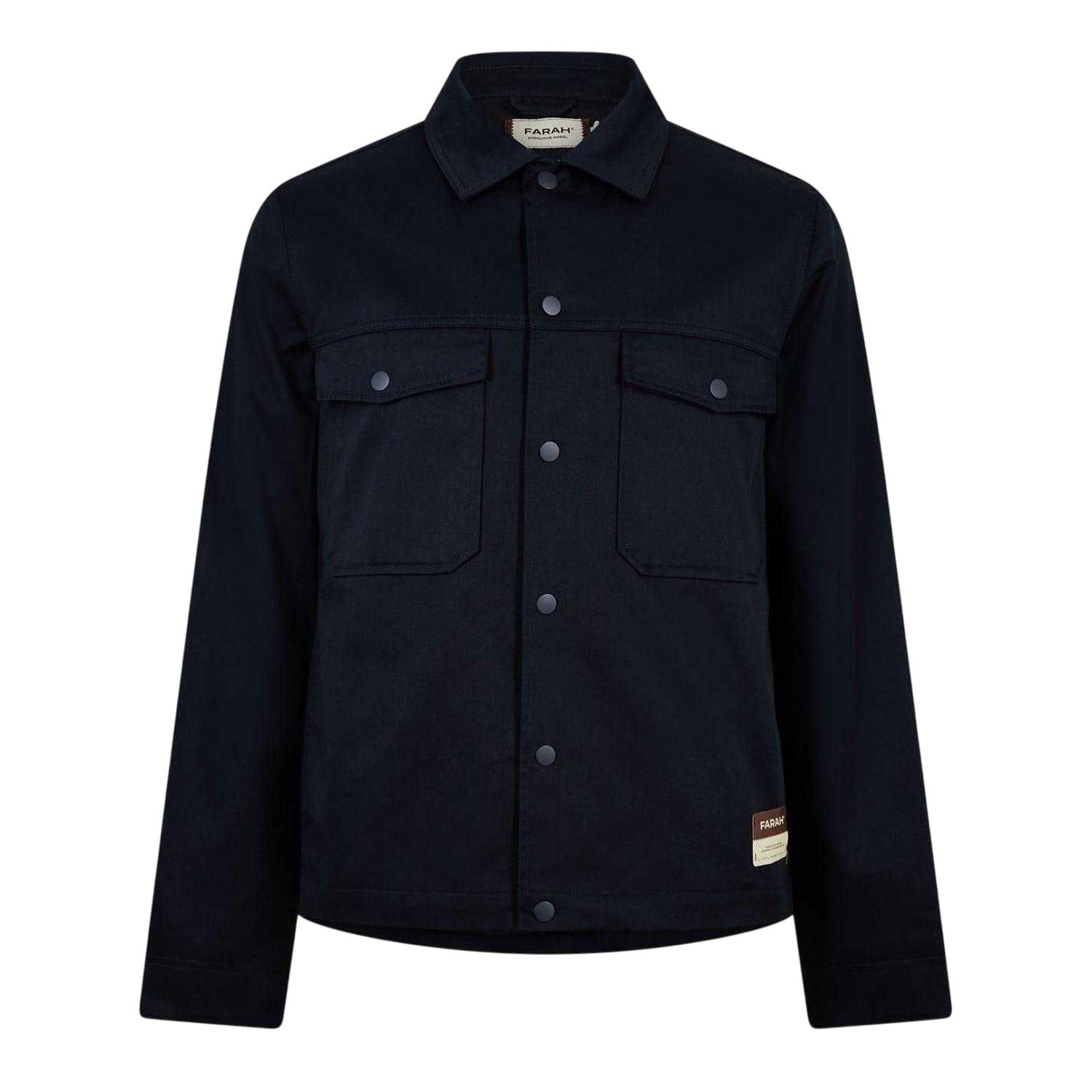 Farah Heren Dillinger Bomber Jacket (Marine)