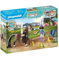 Playmobil Zoe & Blaze mit Turnierparcours (71355, Playmobil Horses of Waterfall)