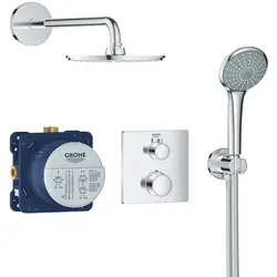 GROHE Grohtherm Duschsystem inklusive Unterputzkörper Chrom 34734000