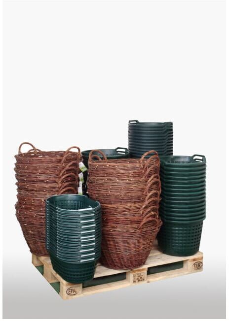floraworld Panier de jardin en plastique et osier Classic FWDisplay (014324)