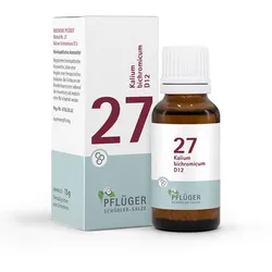 BIOCHEMIE Pflüger 27 Kalium bichromicum D 12 Glob. 15 g