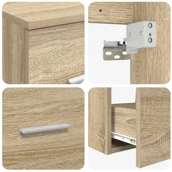 vidaXL, Badmöbelset, Badezimmermöbel-Set