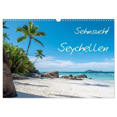 Sehnsucht Seychellen (Wandkalender 2027 DIN A3 quer), CALVENDO Monatskalender